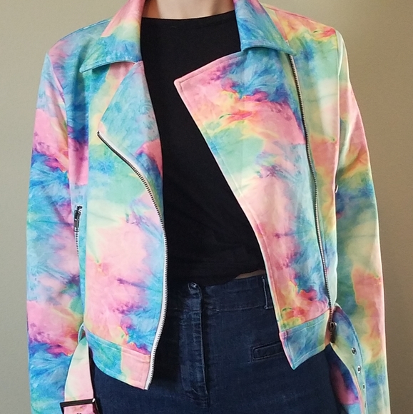 Tie Dye Rave Jacket - Picture 3 of 4